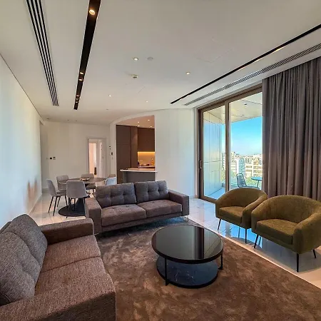 The 1 -nicosia Luxe Stay- Gym Pool 24h Concierge Apartament Nikozja